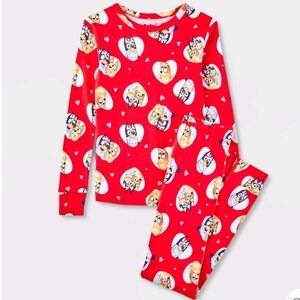 Bluey Valentines day pajamas